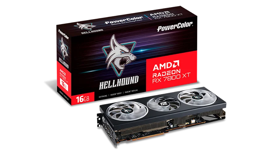 PowerColor Hellhound AMD Radeon RX 7800 XT 16GB GDDR6